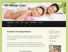 Tablet Screenshot of massagecenter.us